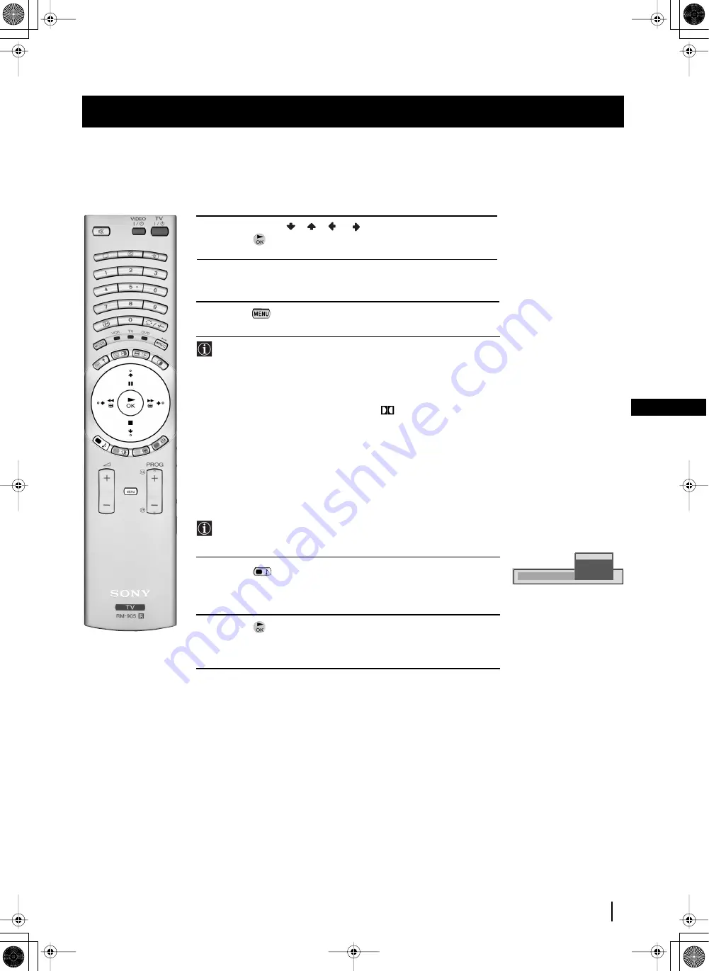 Sony Grand Wega KF-42SX200K Скачать руководство пользователя страница 14