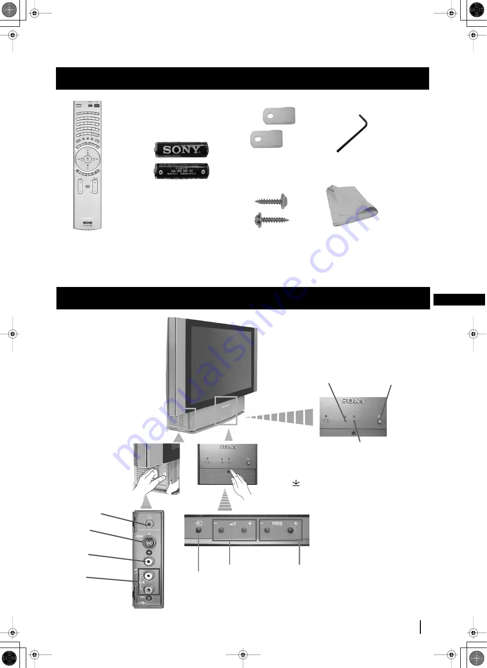 Sony Grand Wega KF-42SX200K Instruction Manual Download Page 39