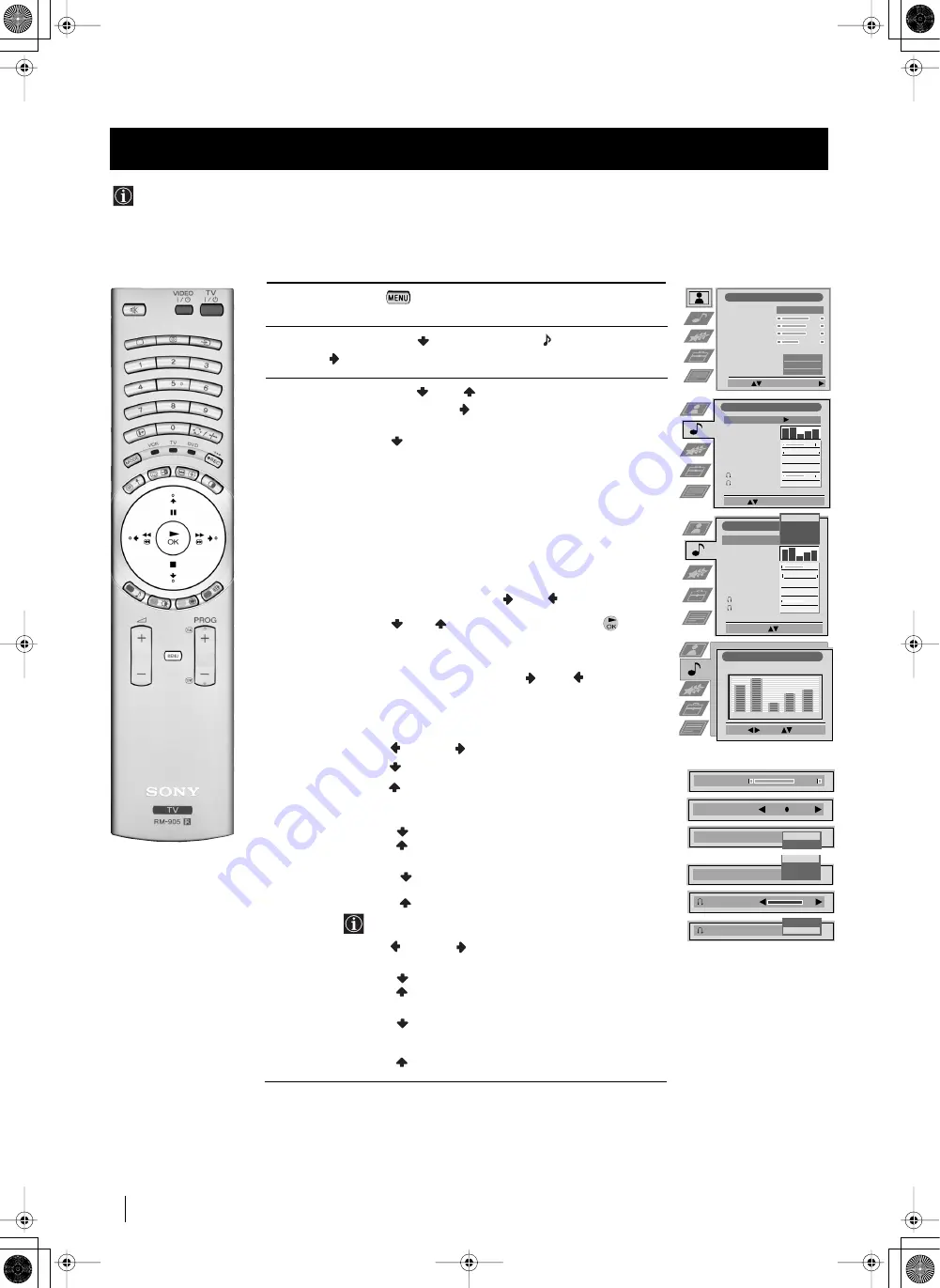 Sony Grand Wega KF-42SX200K Instruction Manual Download Page 83