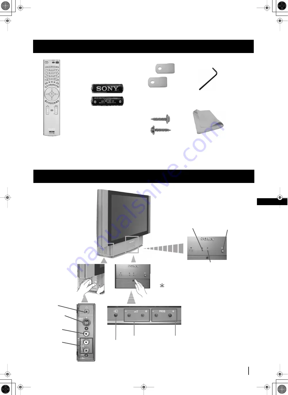 Sony Grand Wega KF-42SX200K Instruction Manual Download Page 109