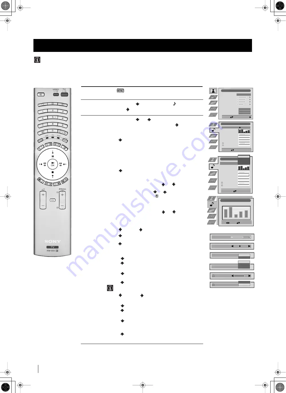 Sony Grand Wega KF-42SX200K Instruction Manual Download Page 153