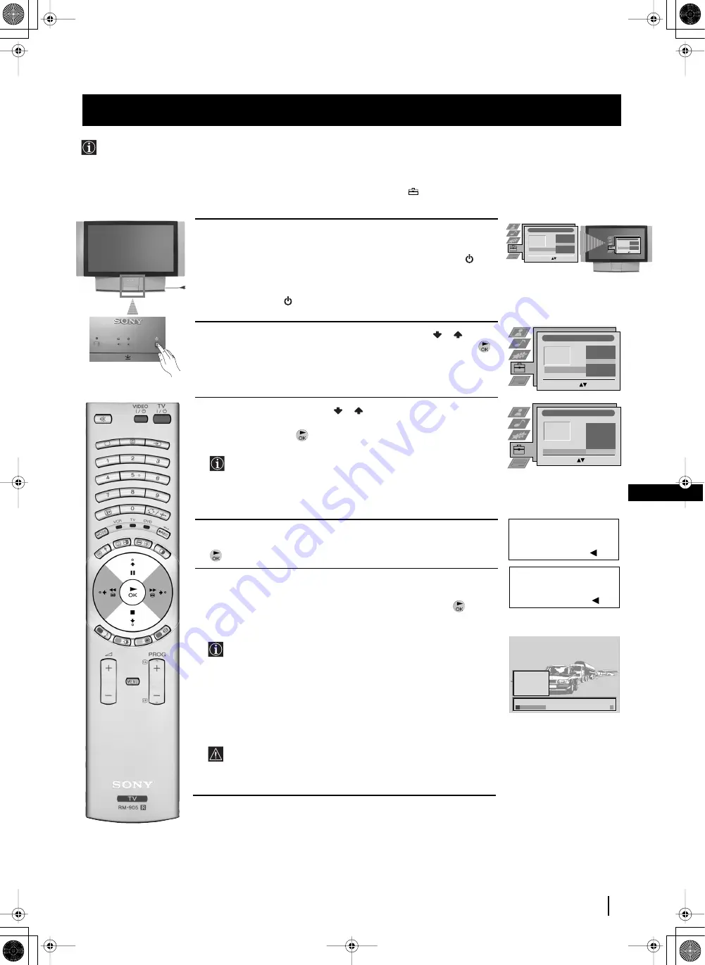 Sony GRAND WEGA KF-50SX200 Instruction Manual Download Page 116