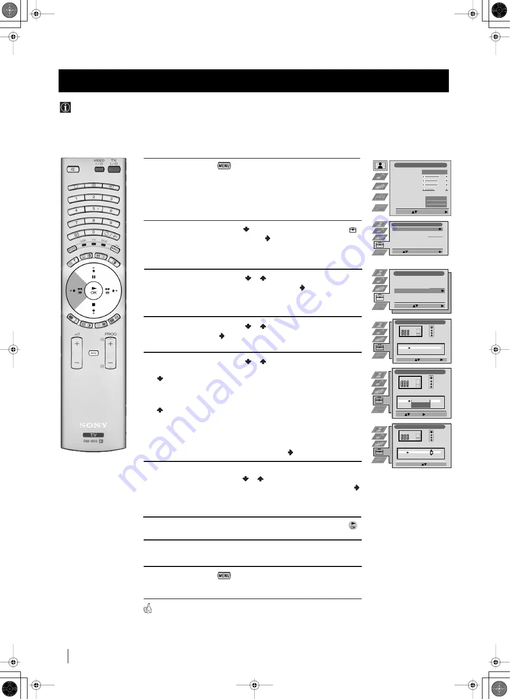 Sony GRAND WEGA KF-50SX200 Instruction Manual Download Page 131