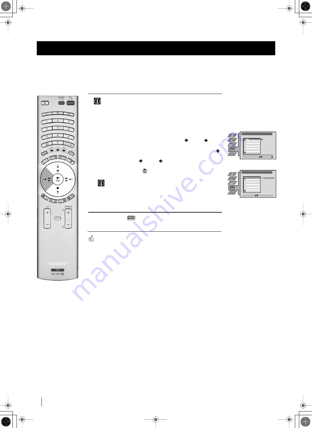 Sony GRAND WEGA KF-50SX200 Instruction Manual Download Page 188