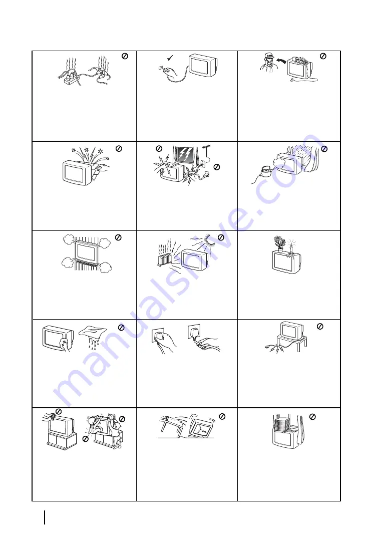 Sony GRAND WEGA KF-50SX300U Operating Instructions Manual Download Page 4