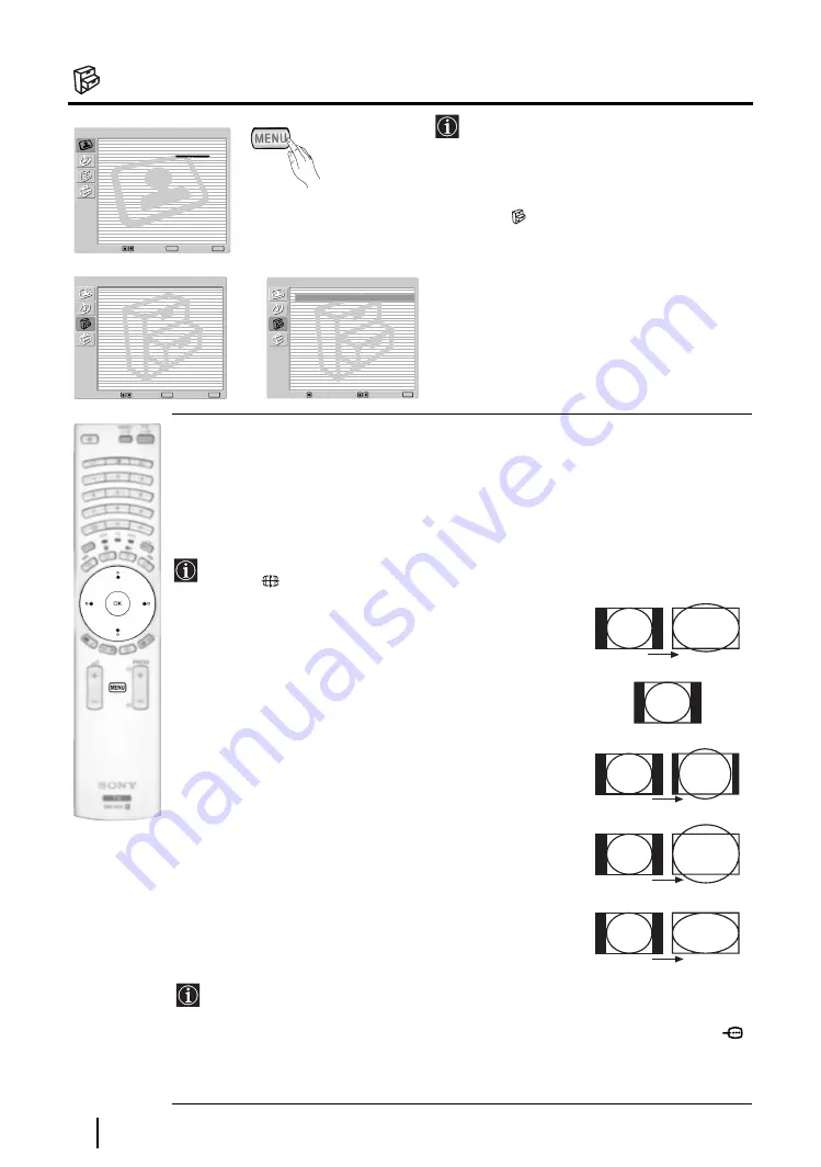 Sony GRAND WEGA KF-50SX300U Operating Instructions Manual Download Page 16