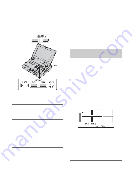 Sony GVHD700E - HDV Video WALKMAN Operating Manual Download Page 46