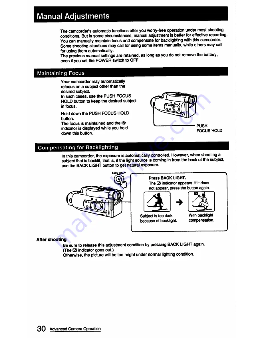 Sony Handgcam CCD-FX420 Service Operation Manual Download Page 30