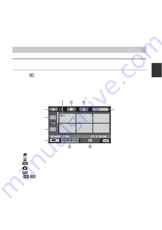 Sony Handycam 3-288-519-13(1) Getting Started Manual Download Page 23