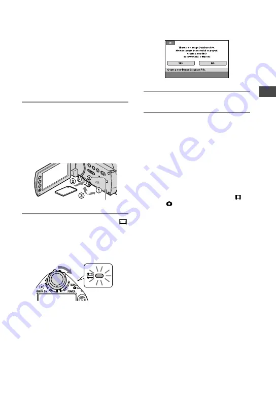 Sony Handycam 3-876-055-11(1) Operating Manual Download Page 21