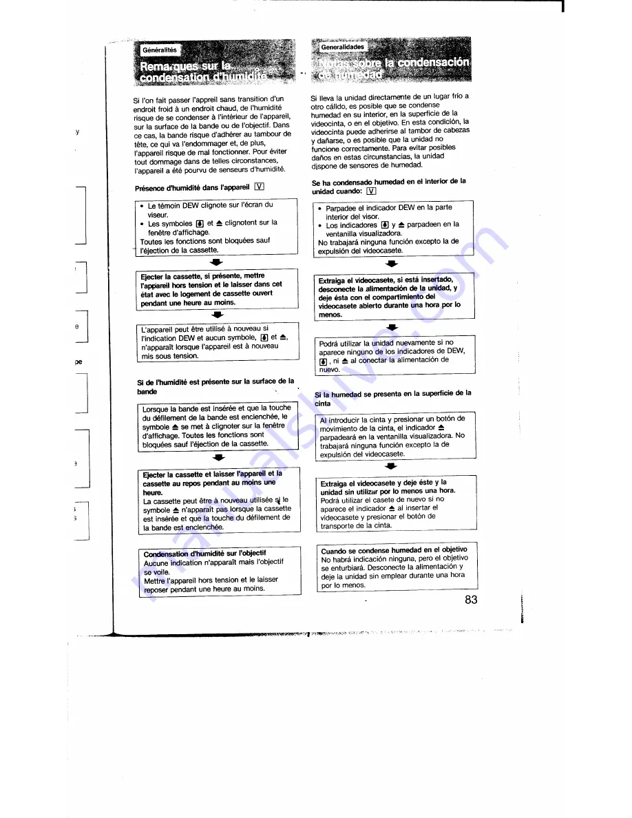 Sony Handycam CCD-F40 Operating Instructions Manual Download Page 83