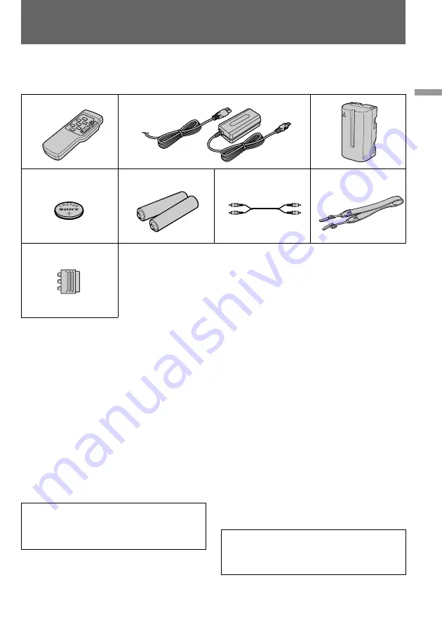 Sony Handycam CCD-TR415E Скачать руководство пользователя страница 7