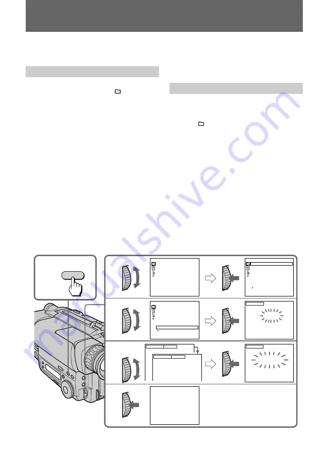 Sony Handycam CCD-TR415E Operating Instructions Manual Download Page 52