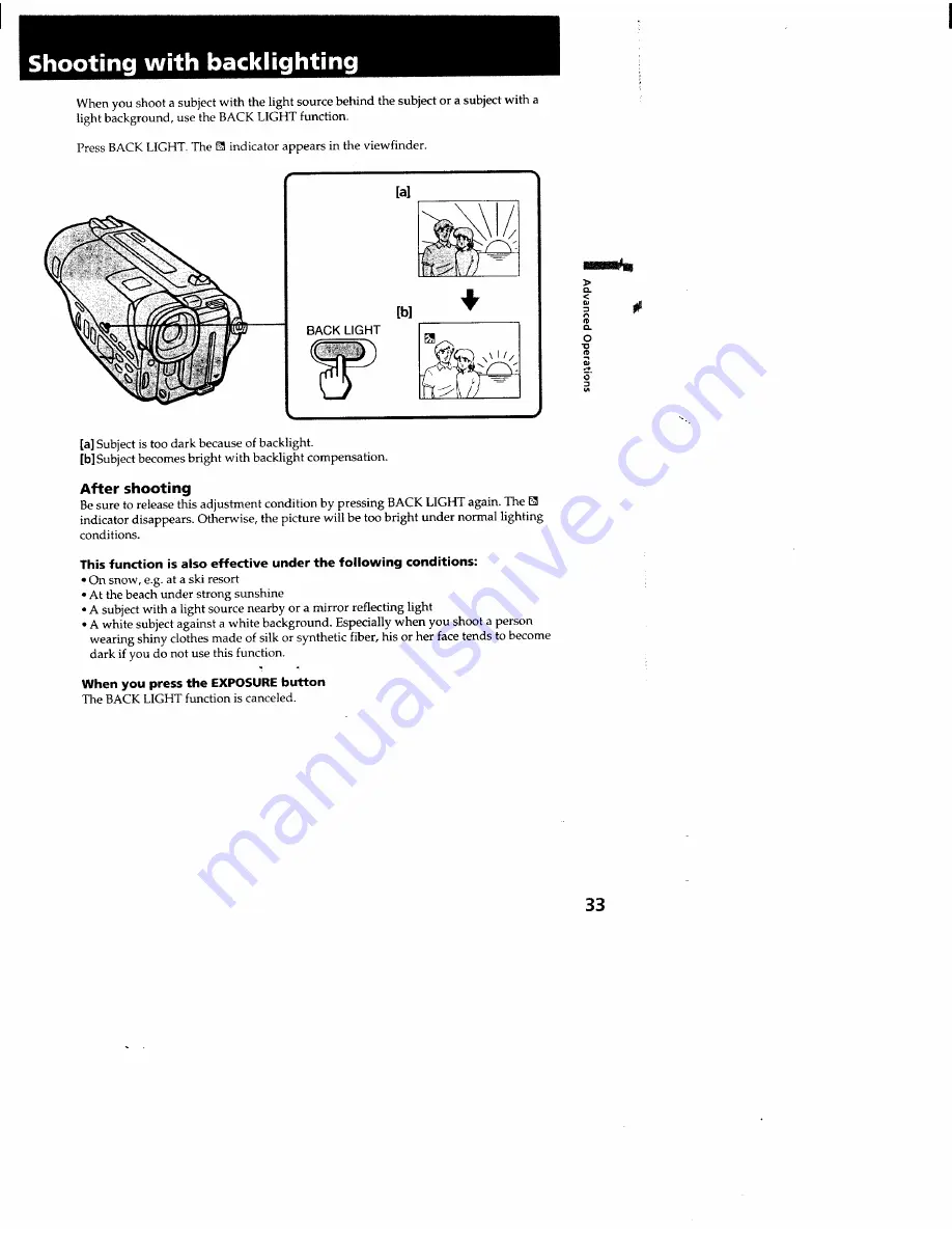 Sony Handycam CCD-TR710 Operating Instructions Manual Download Page 33