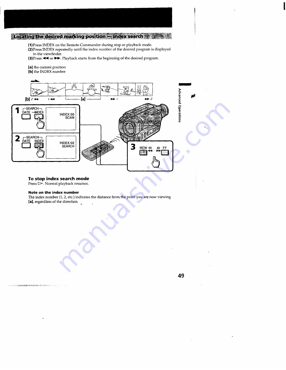 Sony Handycam CCD-TR710 Скачать руководство пользователя страница 49