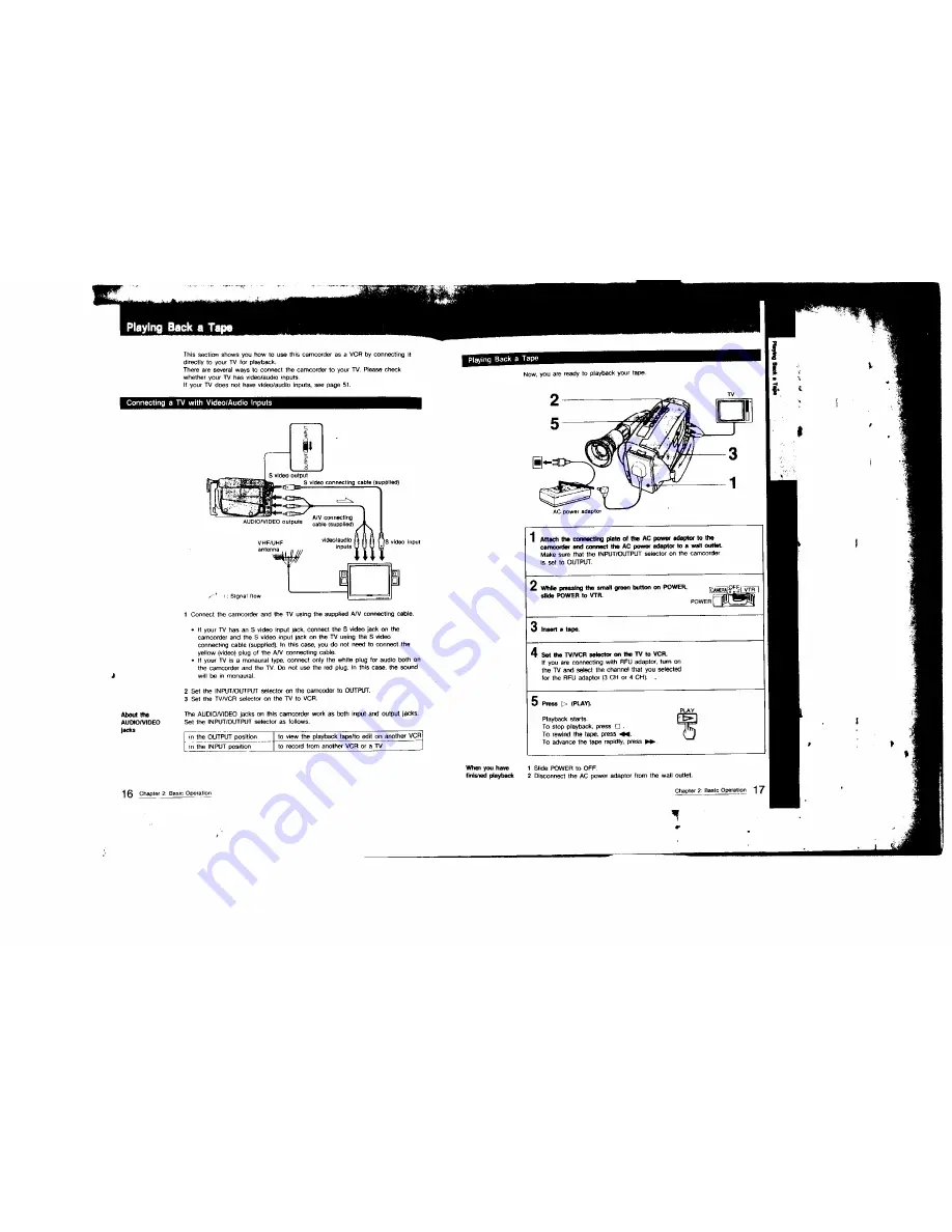 Sony Handycam CCD-TR81 Operation Manual Download Page 9