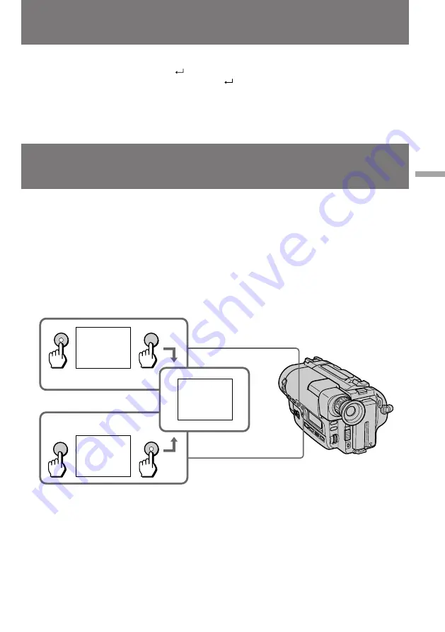 Sony Handycam CCD-TR820E Operating Instructions Manual Download Page 54