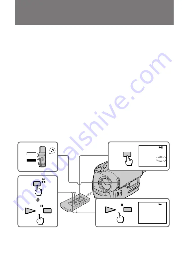 Sony Handycam CCD-TR820E Operating Instructions Manual Download Page 67