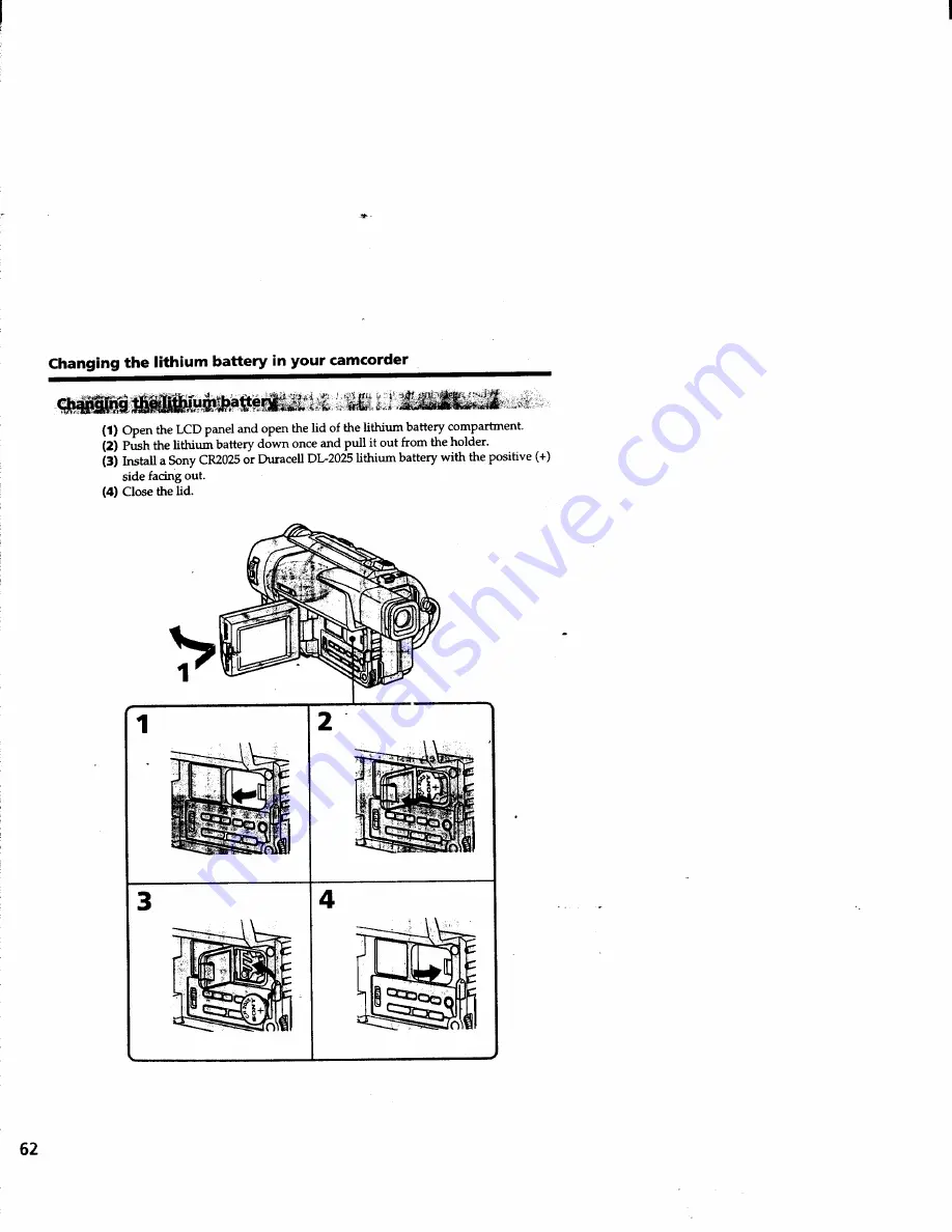 Sony Handycam CCD-TRV63 Скачать руководство пользователя страница 62