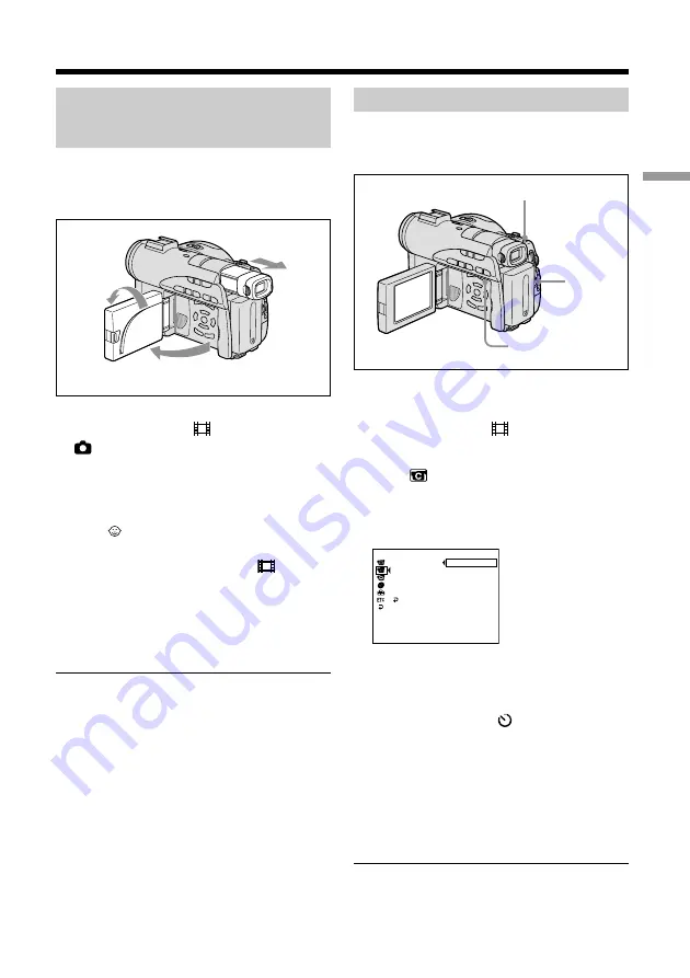 Sony Handycam DCR-DVD100E Operating Instructions Manual Download Page 43