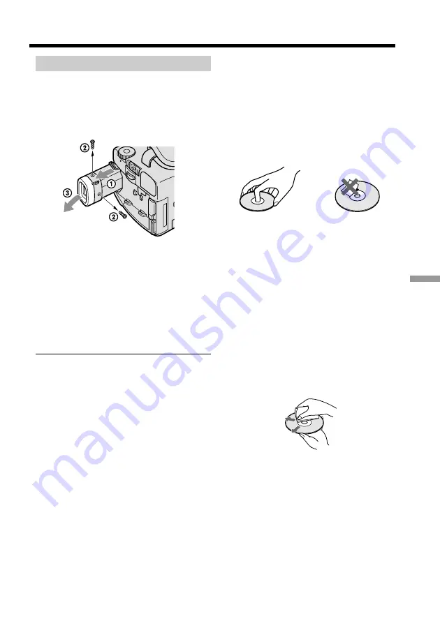 Sony Handycam DCR-DVD100E Operating Instructions Manual Download Page 133