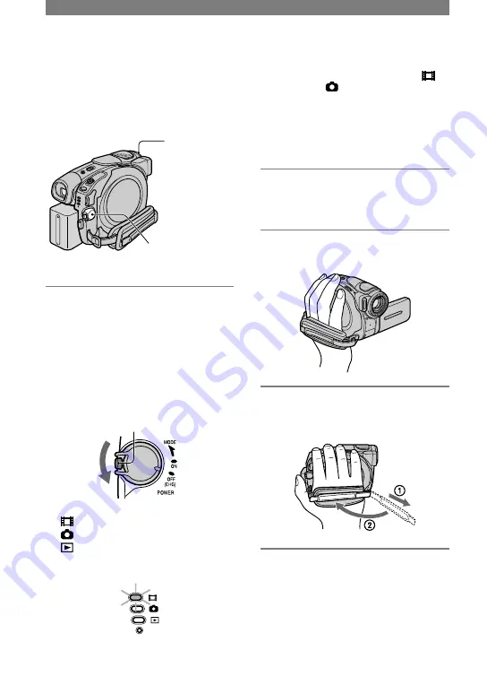 Sony Handycam DCR-DVD202E Operating Manual Download Page 20