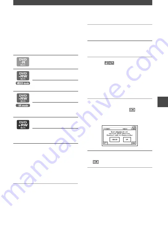 Sony Handycam DCR-DVD202E Operating Manual Download Page 51