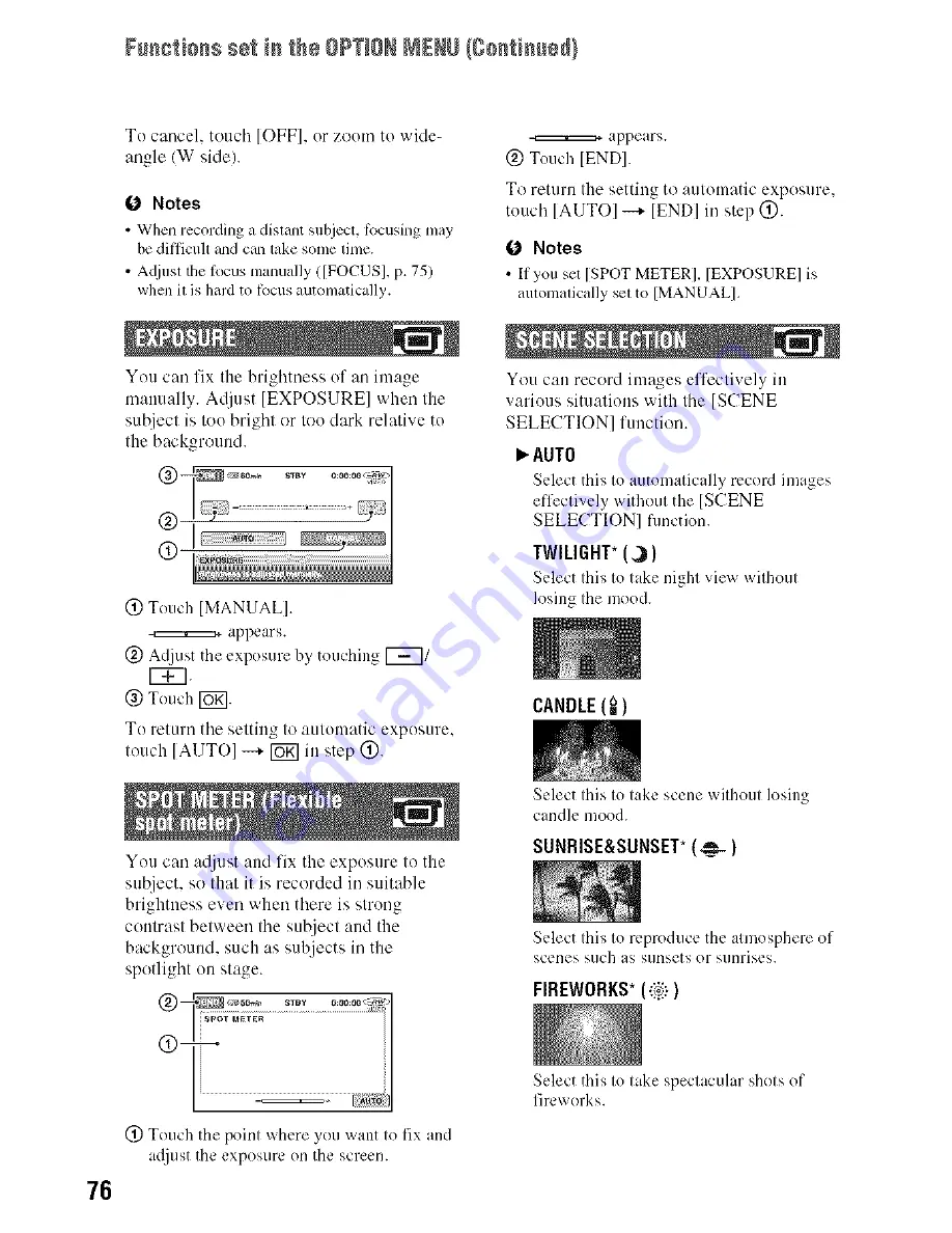 Sony Handycam DCR-DVD308 Скачать руководство пользователя страница 76