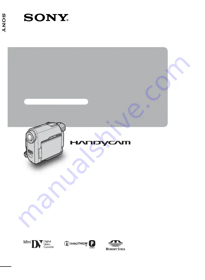 Sony Handycam DCR-HC30E Operation Manual Download Page 1