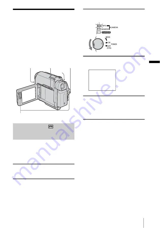 Sony Handycam DCR-HC30E Скачать руководство пользователя страница 35