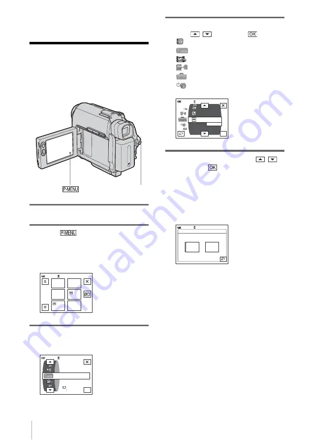 Sony Handycam DCR-HC30E Operation Manual Download Page 62