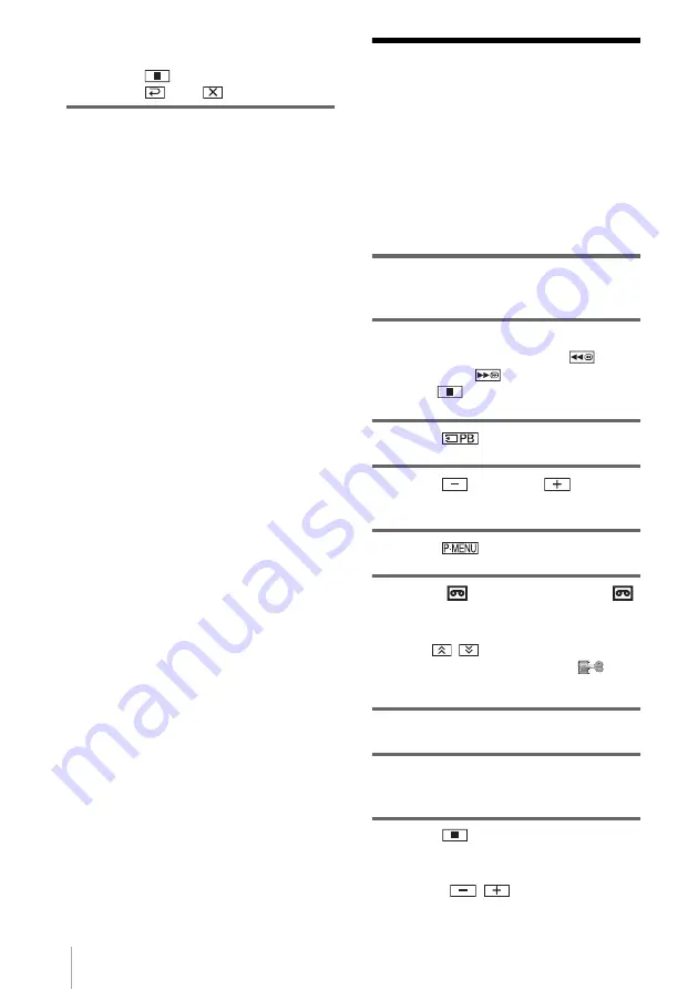 Sony Handycam DCR-HC30E Operation Manual Download Page 96