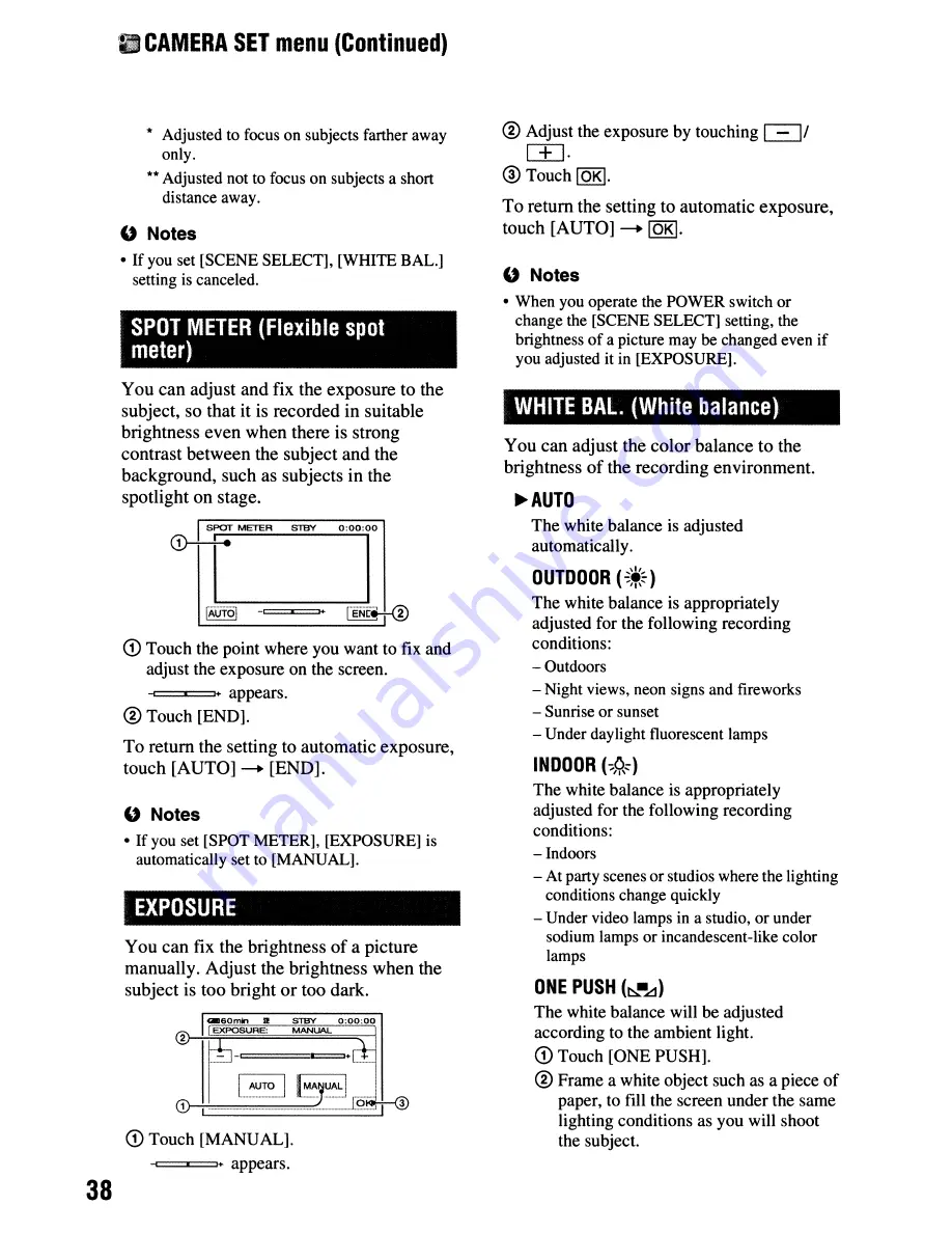 Sony Handycam DCR-HC62 Скачать руководство пользователя страница 38