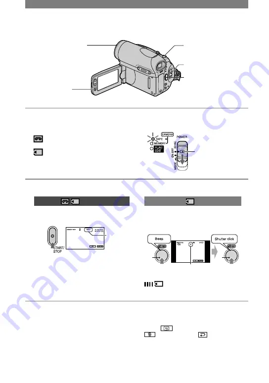 Sony Handycam DCR-HC90 Скачать руководство пользователя страница 22