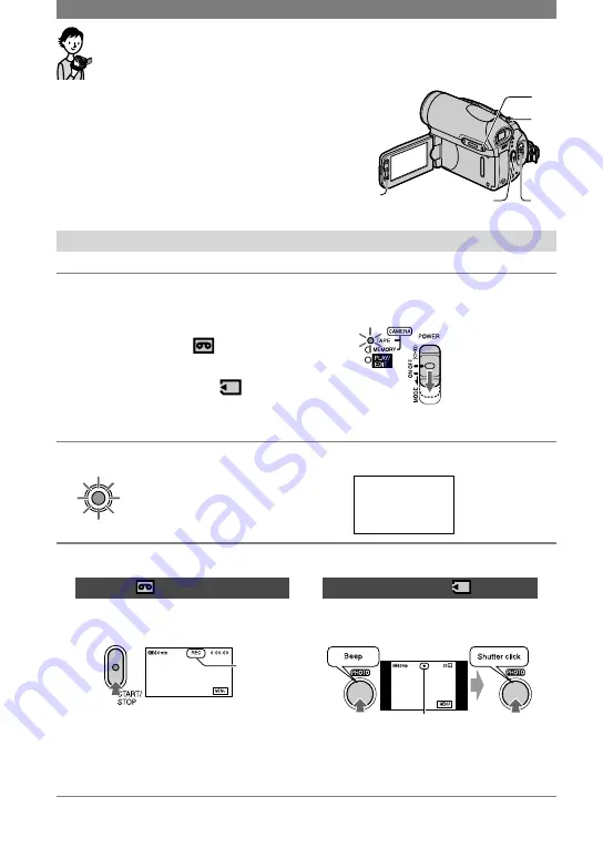 Sony Handycam DCR-HC90E Скачать руководство пользователя страница 18