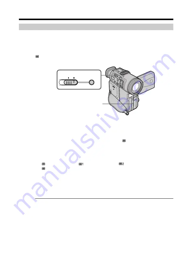 Sony Handycam DCR-PC100 Operating Instructions Manual Download Page 22