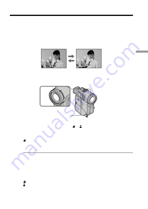 Sony Handycam DCR-PC100 Operating Instructions Manual Download Page 45