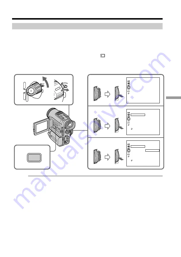 Sony Handycam DCR-PC100 Operating Instructions Manual Download Page 87