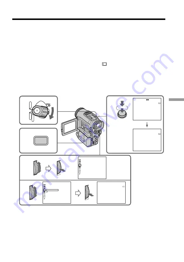 Sony Handycam DCR-PC100 Operating Instructions Manual Download Page 101