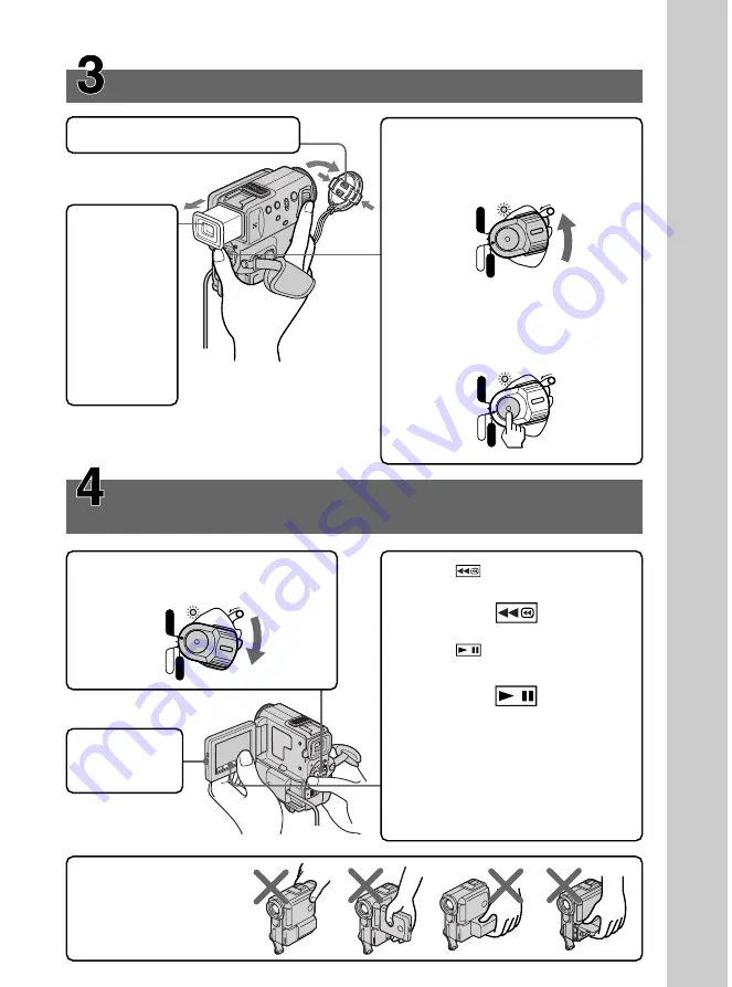 Sony Handycam DCR-PC4 Скачать руководство пользователя страница 7