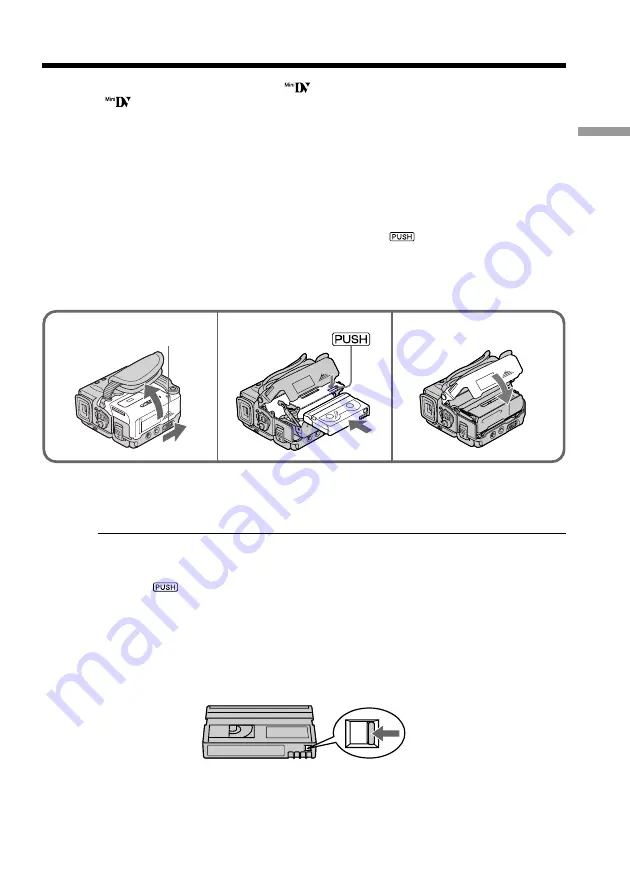 Sony Handycam DCR-PC5 Operating Instructions Manual Download Page 15