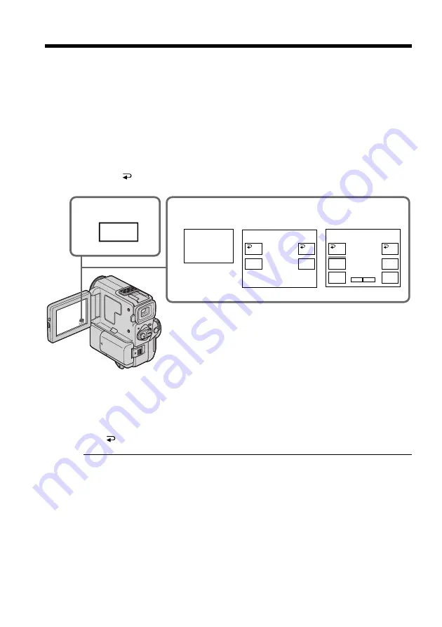 Sony Handycam DCR-PC5 Operating Instructions Manual Download Page 46