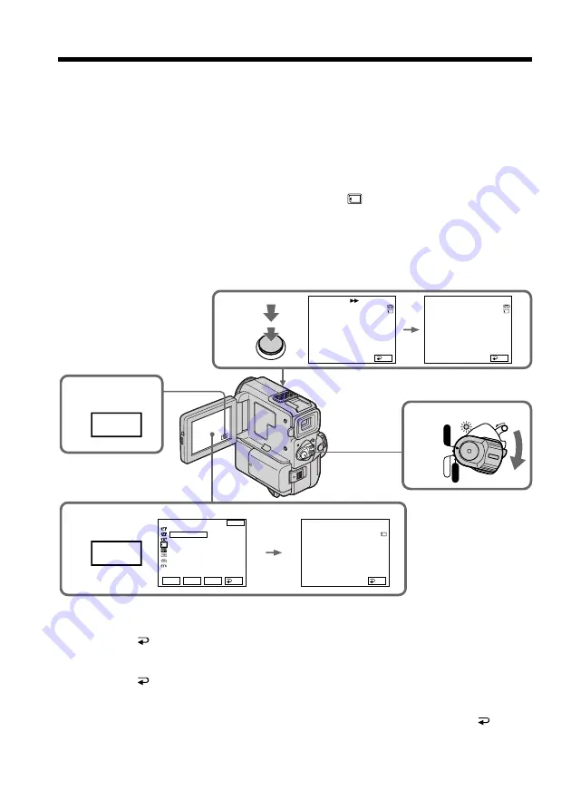 Sony Handycam DCR-PC5 Operating Instructions Manual Download Page 112