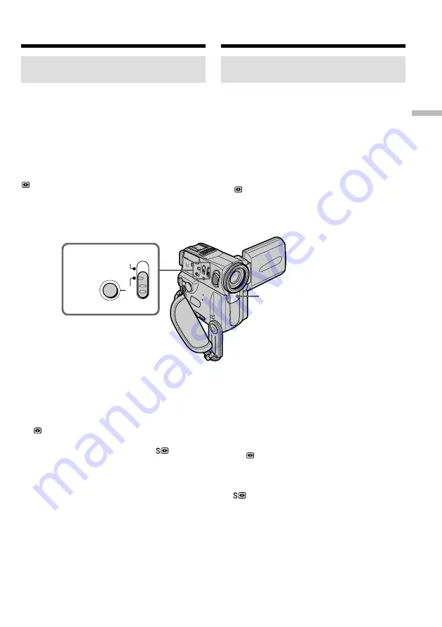 Sony Handycam DCR-PC6E Operating Instructions Manual Download Page 41