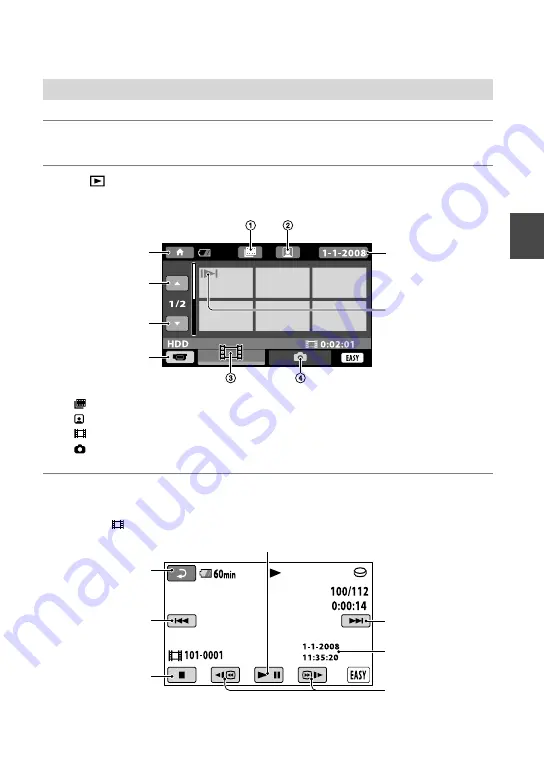 Sony Handycam DCR-SR210E Скачать руководство пользователя страница 23