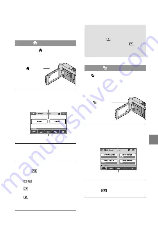 Sony Handycam DCR-SX30E Operating Manual Download Page 37