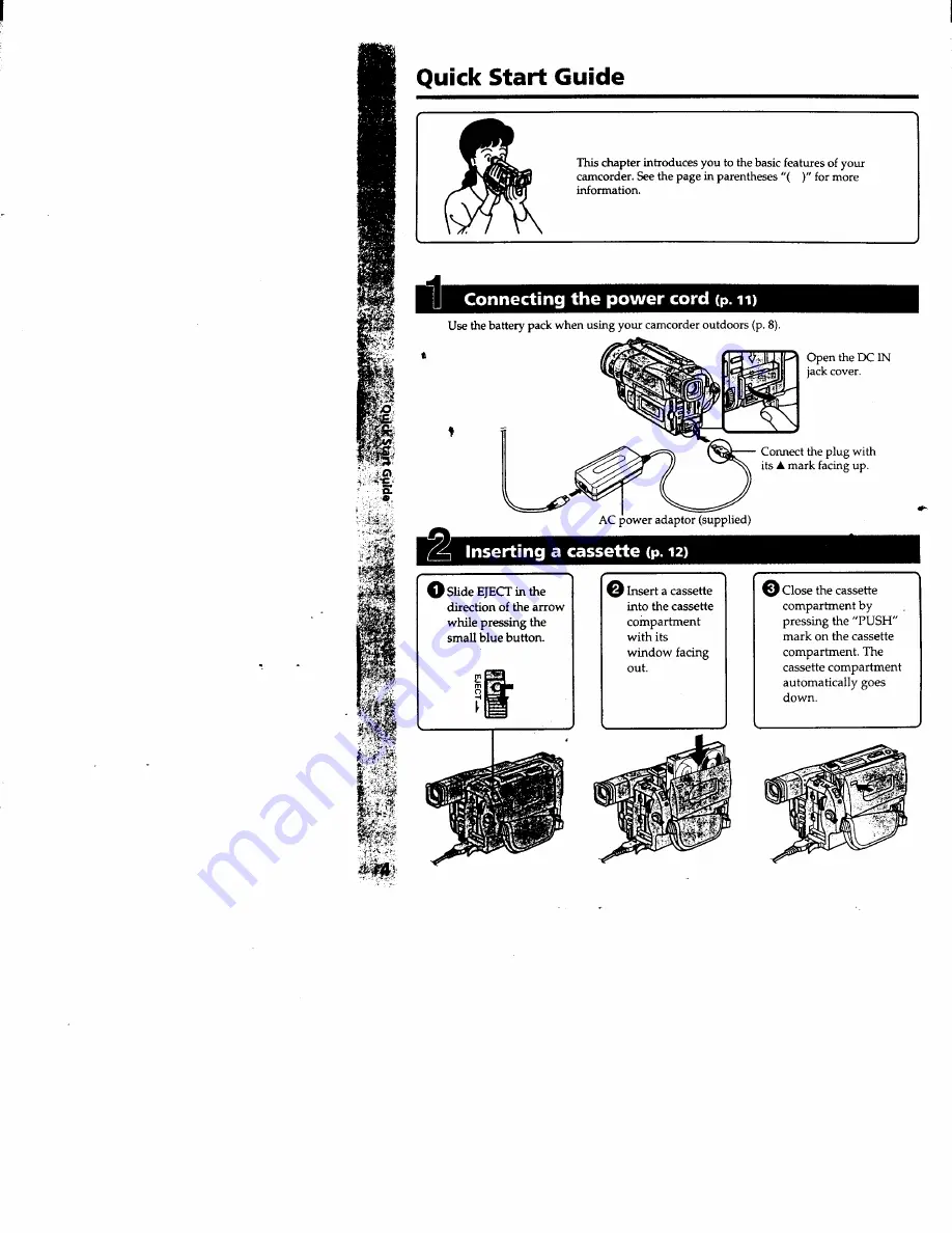 Sony Handycam DCR-TRV103 Скачать руководство пользователя страница 4