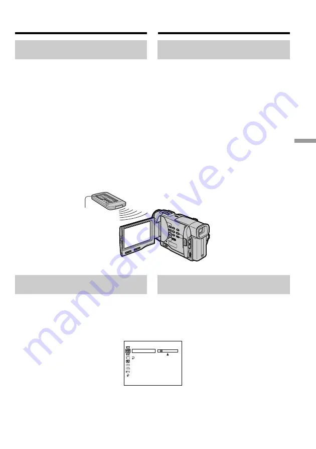 Sony Handycam DCR-TRV10E Operating Instructions Manual Download Page 83