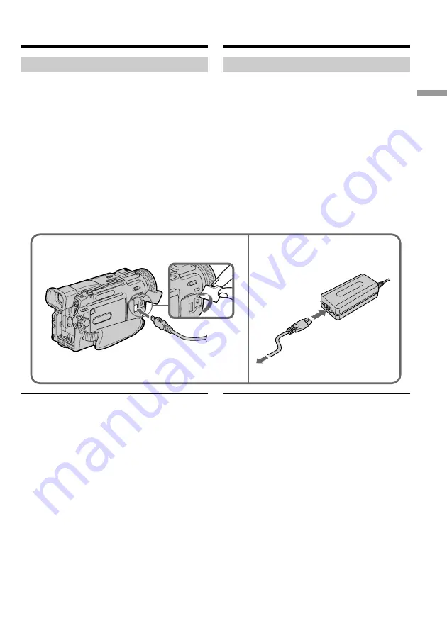 Sony Handycam DCR-TRV11E Operating Instructions Manual Download Page 19