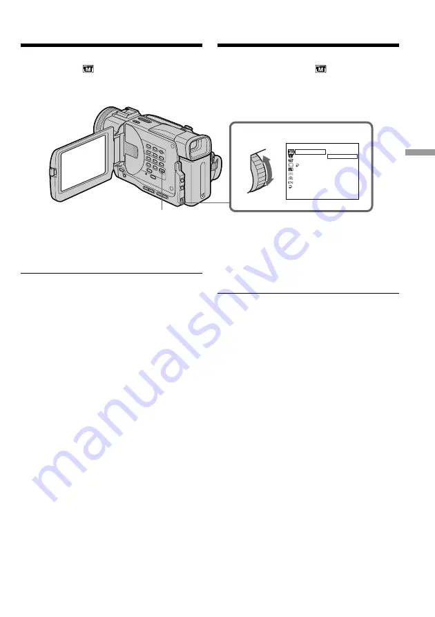 Sony Handycam DCR-TRV11E Operating Instructions Manual Download Page 57